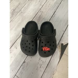 Crocs Toddler Baya C7 Black Clogs Water Shoes Unisex Kids Lightweight Beach